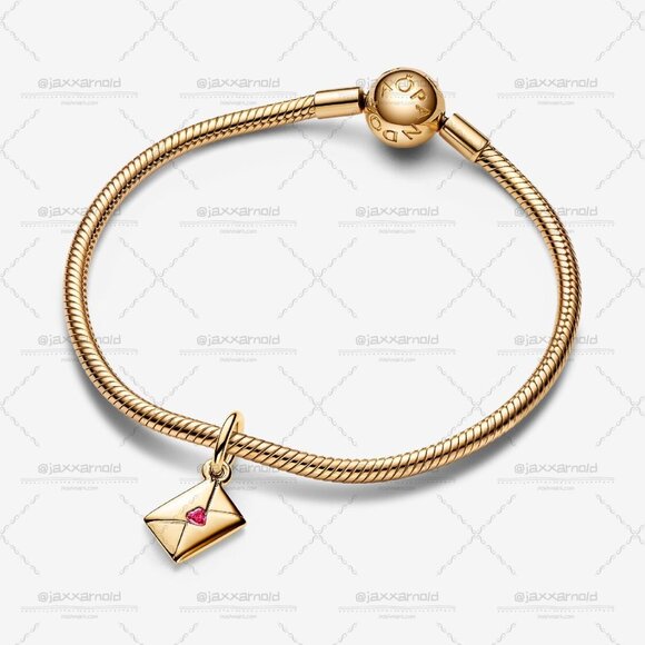 Pandora Love Letter Envelope Dangle Charm - Picture 3 of 6